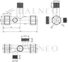 BALNEO rohový ventil model 4 1/2 × 3/8 × 3/4 z nerezové Náhled obrázku produktu 4