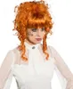 Hochsteckfrisur Locken kupfer Damen Perücke Fasching Adlige Steampunk Produktbild-Vorschau