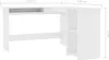 vidaXL Bureau d'angle en L blanc 120x140x75 cm Bois Voir les images du produit 6