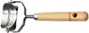 A pastry cutter with a wooden handle against a white background. Produktbild-Vorschau