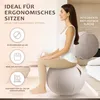 ONVAYA® Gymnastikball 65cm mit Bezug - Rutschfester Produktbild-Vorschau 2