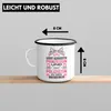 Trendation - Polizistin Geschenk Emaille Tasse mit Spruch Produktbild-Vorschau 4
