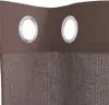 vidaXL Zasłony woalowe z oczkami 2 szt. Brązowy 140x225 cm Podgląd zdjęcia produktu 5