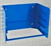 ADB Lochwand Wandhalter Kleinteilemagazin für 4 Sortimentskästen Stahlblechkästen (RAL 5015) 343x270x270 mm Produktbild-Vorschau