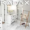 Dřevěný věšák na ručníky KADAX, sušák se sušící plochou až Náhled obrázku produktu 7