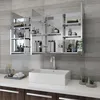 SONNI armadietto a specchio per bagno 105x65cm con Anteprima dell’immagine prodotto 2