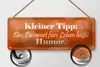 Blechschild Spruch 27x10cm Passwort für's Leben Humor Produktbild-Vorschau 2