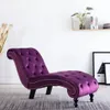 Chaiselongue aus Samt, Lila, ergonomisch, mit Produktbild-Vorschau 2