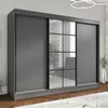 Oravelle 200 cm Graphit  3-türiger Kleiderschrank mit Produktbild-Vorschau 2
