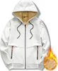 ASKSA Herren Gefuettert Fleece Kapuzenpullover Zipper Produktbild-Vorschau 2