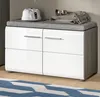 Garderobe Sitzbank "Rumba" weiß Hochglanz und grau Produktbild-Vorschau 4