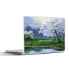 MuchoWow® Laptop Aufkleber Sticker Cover Malerei - Baum - Produktbild-Vorschau 1