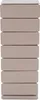 Schuhschrank Joey 7  Spinder Design aus Stahl Taupe -37 x Produktbild-Vorschau 2