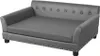 A studio shot of a gray pet sofa. Voir les images du produit