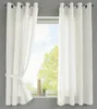 2er Set Vorhänge Schal Ösen »Berlin« HxB 175x140 cm Creme Produktbild-Vorschau 1
