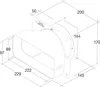 OPTIMAIRO Maueranschluss-Stutzen 222 x 89 Kunststoff weiß Produktbild-Vorschau 2