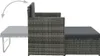 vidaXL 2-tlg. Garten-Lounge-Set mit Auflagen Poly Rattan Produktbild-Vorschau 2