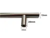A T-bar handle with measurement indicators against a white background. Produktbild-Vorschau