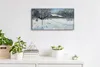 Wohnzimmer-Bild Leinwand Uhr Geräuschlos 60x30 Malerei Produktbild-Vorschau 3
