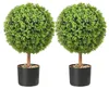 VEVOR 2X Buchsbaumkugel Künstlich 559mm Garten Deko Produktbild-Vorschau 1