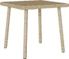 vidaXL Garten-Couchtisch Rechteckig Beige 40x40x37 cm Poly Produktbild-Vorschau 4