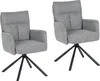 Drehstuhl Kyra Hellgrau, B60xH90,5xT66 cm, Sitzhöhe 48 cm, Produktbild-Vorschau 1