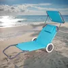Leżak z daszkiem na kółkach wózek plażowy na plażę Podgląd zdjęcia produktu 15