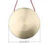 22 cm mano gong cembalo ottone rame cappella opera Anteprima dell’immagine prodotto 7