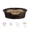 Panier pour chien en osier ovale 75x57 H19 CM Voir les images du produit 5