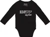 Huuraa Baby Body Budapest my love 80 Black  Baumwolle Produktbild-Vorschau 1
