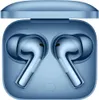 A pair of blue wireless earbuds in their charging case. Náhled obrázku produktu