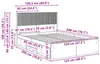 vidaXL Postel s úložným prostorem a čelem, bílá, 120 x 200 Náhled obrázku produktu 8