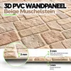 3D Wandpaneele PVC Steinoptik | Beige Muschelstein | 5 Produktbild-Vorschau 6