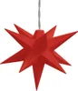 vidaXL, estrellas navideñas LED, 10 unidades, color rojo, Vista previa de la imagen del producto 4