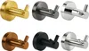 Balneo | Doppelter Handtuchhaken Edelstahl schwarz | Produktbild-Vorschau 2