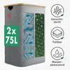 Blumtal Pflandflaschen Sammelbehälter 150L mit 2 Fächern - Produktbild-Vorschau 5