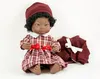 Babypuppe Mädchen Down-Syndrom - Puppe dunkelhäutig Produktbild-Vorschau 3