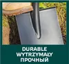 VERTO Szpadel ostry, metalowy trzonek, plastikowy uchwyt Podgląd zdjęcia produktu 4