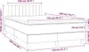 Boxspringbett mit Matratze & LED Taupe 120x200 cm Stoff Produktbild-Vorschau 7