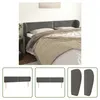 The Living Store Kopfteil mit Ohren Dunkelgrau 203x23x78/88 Produktbild-Vorschau 10