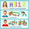 Magic Magnetic Blocks 120 pièces STEM carreaux magnétiques Voir les images du produit 3