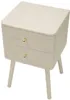 Mauro Ferretti Nachttisch Shy Weiß Gold 34x37,5x59 cm Produktbild-Vorschau 4