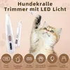 Pfotentrimmer, Tierhaarschneider, Kabellos Haustier Produktbild-Vorschau 2