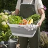 Schaum Miska Składana Silikonowa 8 l Szara do Prania, Podgląd zdjęcia produktu 8