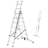 Hailo Leiter HobbyLOT, 3-teilige Alu-Kombileiter, 3 x 7 Produktbild-Vorschau 1