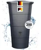 GARANTIA IBIZA regenton hoekig 200 L graphite grey incl. Productafbeelding-voorbeeld 1