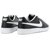 A pair of black and white Nike Court Royale sneakers shown from a rear-side angle on a white background. Náhled obrázku produktu