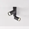 LED 2-flammig Deckenleuchte schwenkbar TWIN schwarz Produktbild-Vorschau 2