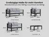 MeXo Gartenmöbelset, Loungeset Aluminium für 6-7 Personen Produktbild-Vorschau 4