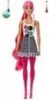A full-body shot of a Barbie doll with pink hair, wearing a polka dot dress and pink tights. Anteprima dell’immagine prodotto